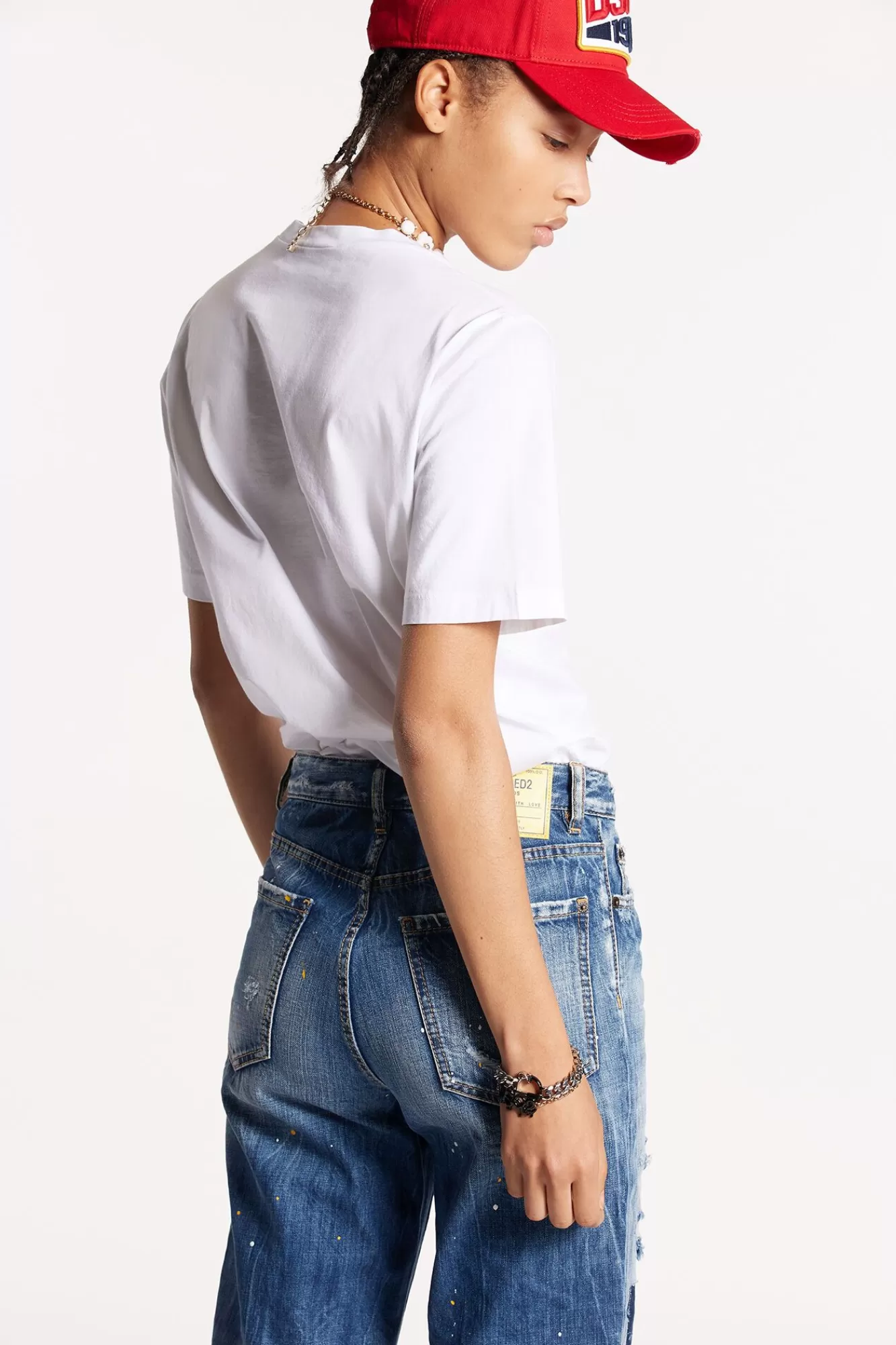 D2 Easy Crewneck T-Shirt<Dsquared2 Cheap