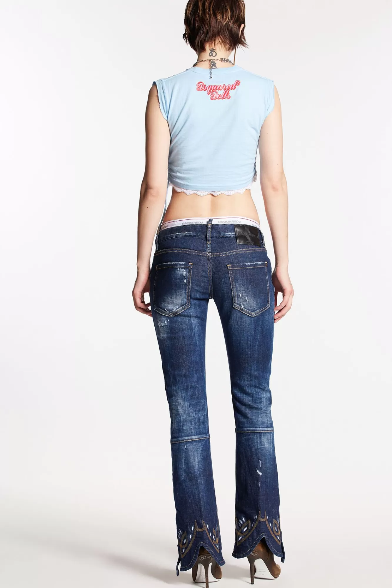 Dark Easy Wash Skinny Jeans<Dsquared2 Flash Sale