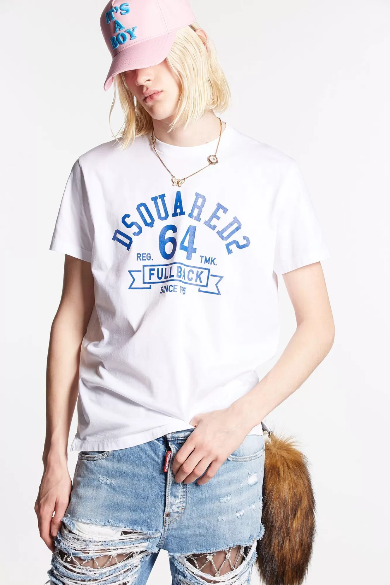College Cigarette T-Shirt<Dsquared2 Best Sale